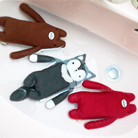 コルフさん・アカパさん・チョコパさん