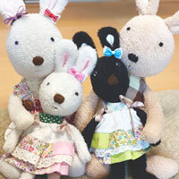 もちこさん、もちおさん、もちふさん、もちみさん他